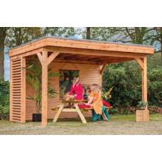 DHZ overkapping Zoutelande Red Class Wood 500x330 cm